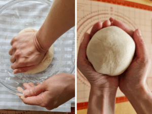 knead it become smooth dough.