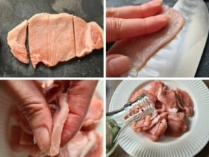 Prepare the pork