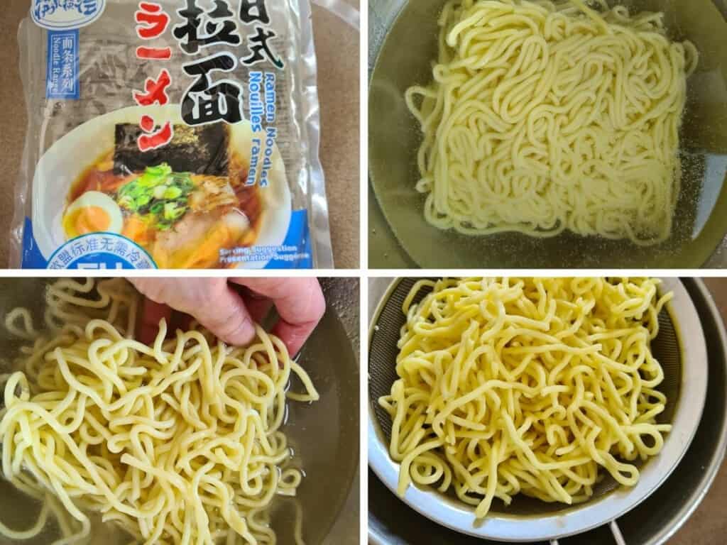 Prepare the noodles