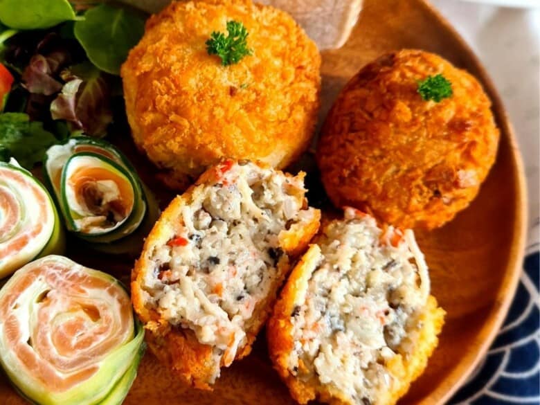 Crab & Mushroom Cream Croquette