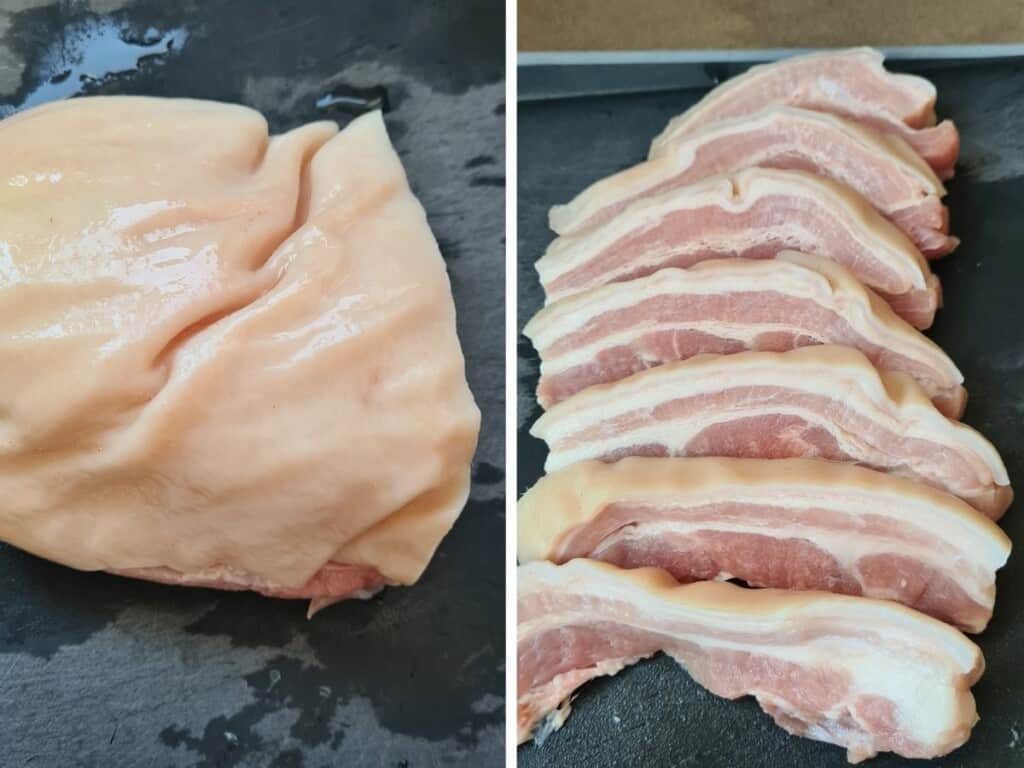 Pork slice