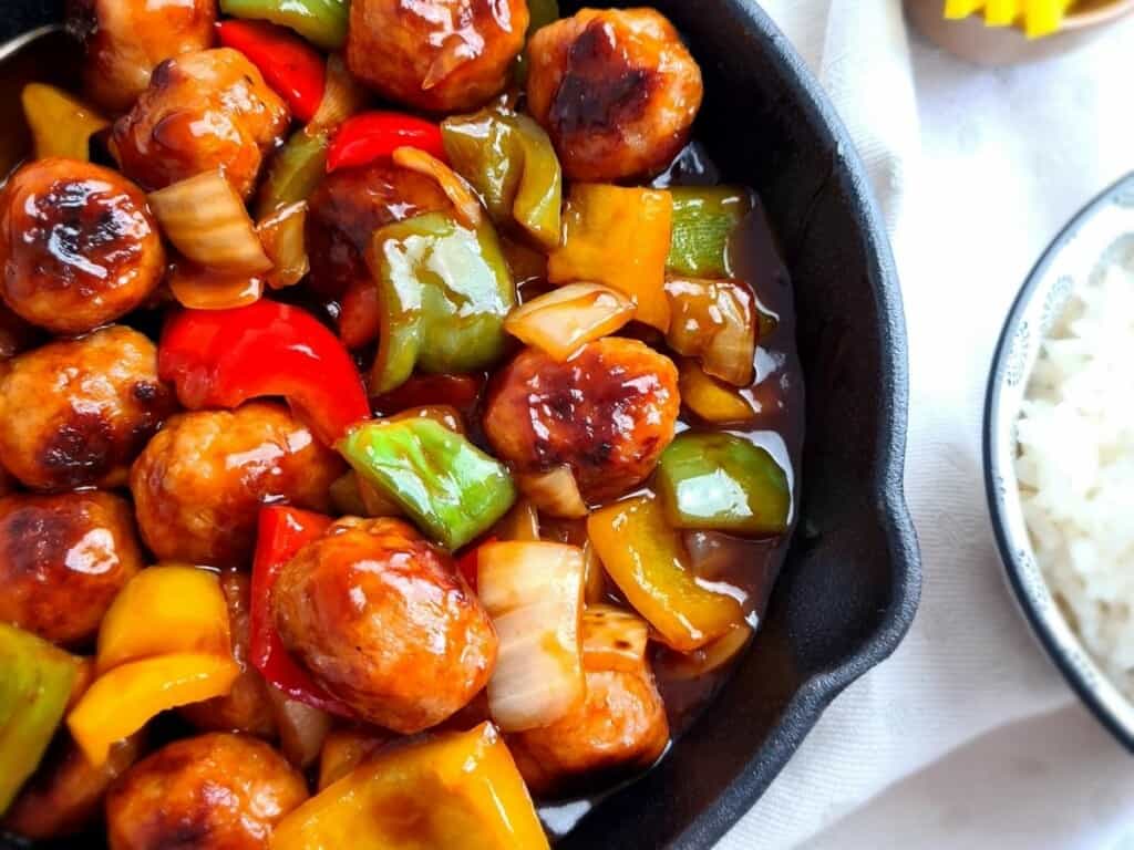 Sweet & Sour Sausage Balls My Formosa Food