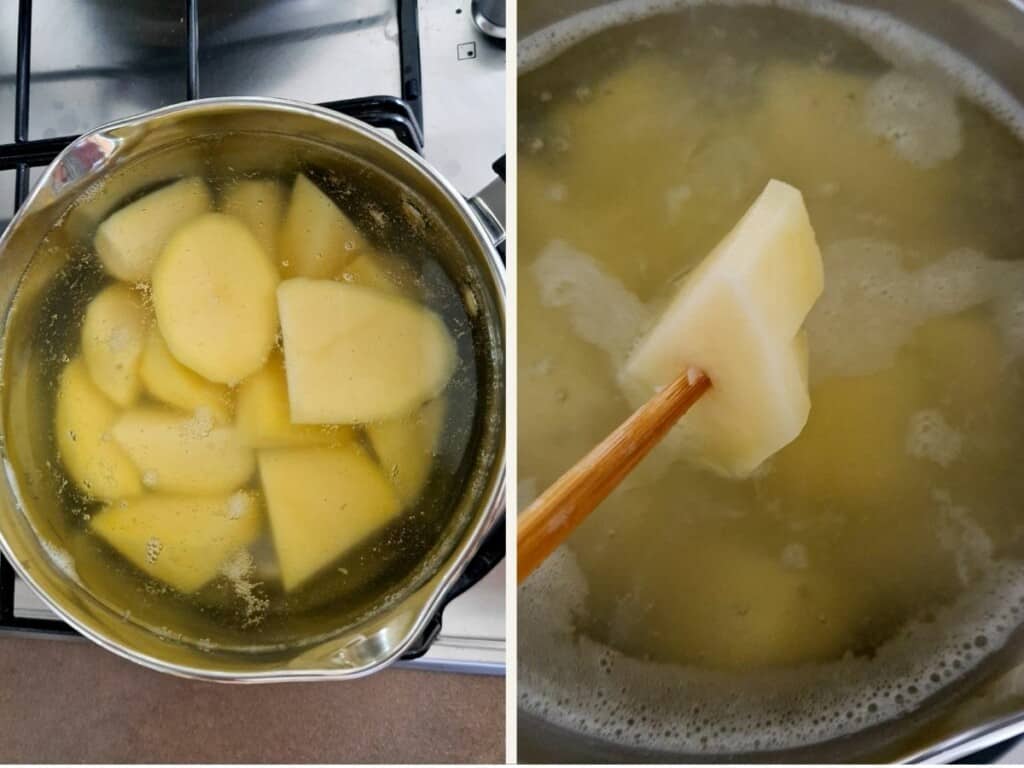 boil the potato