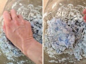 Press all flour together
