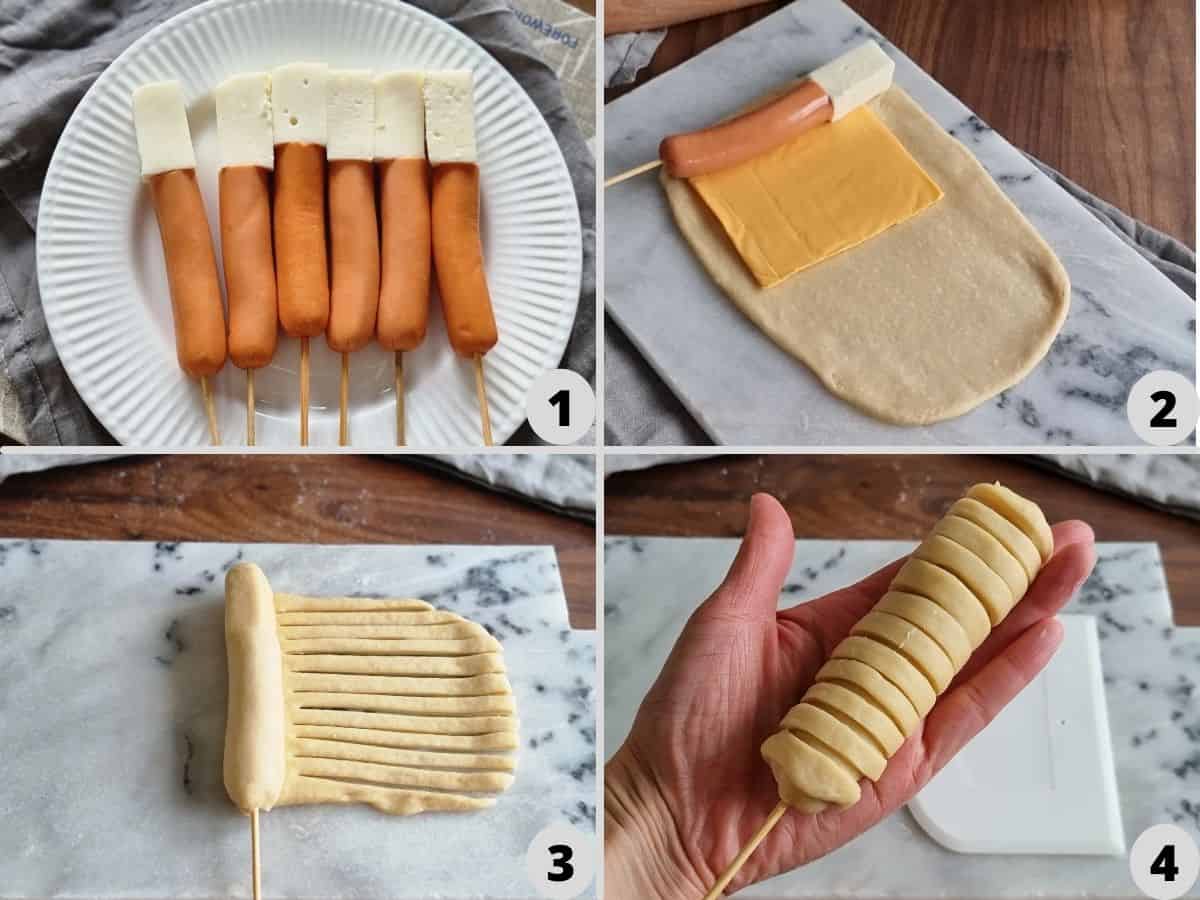 Korean Corn Dogs: Step-By-Step Recipe - F and B Recipes