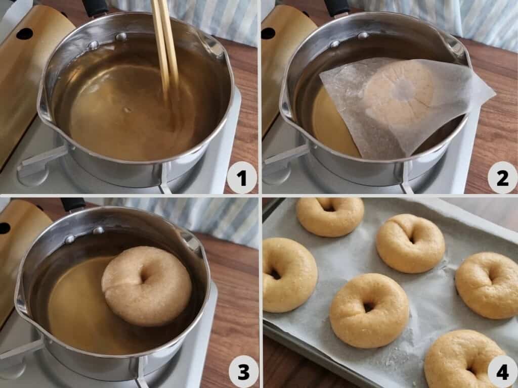Boil the bagels