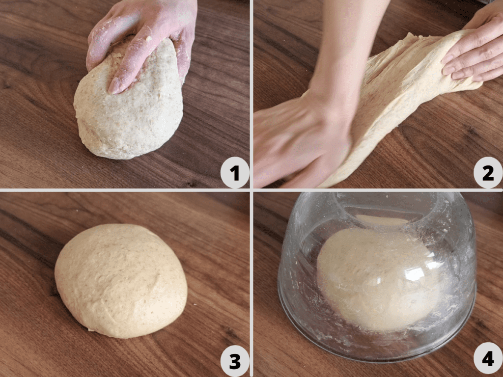 knead for 5 minutes